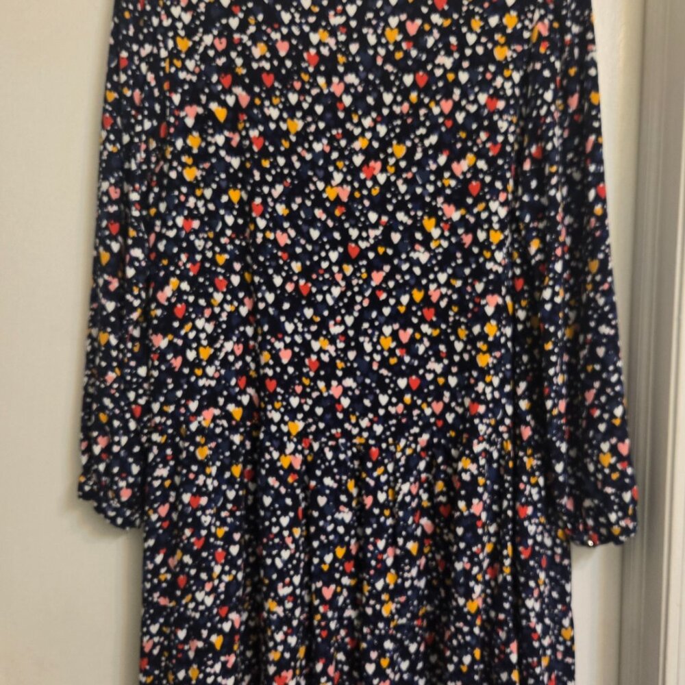 Heart Button Ruffle Dress - Picture 5 of 8